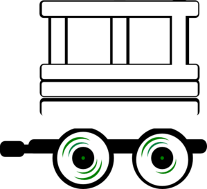 Loco Train Carriage clip art - vector clip art online, royalty ...