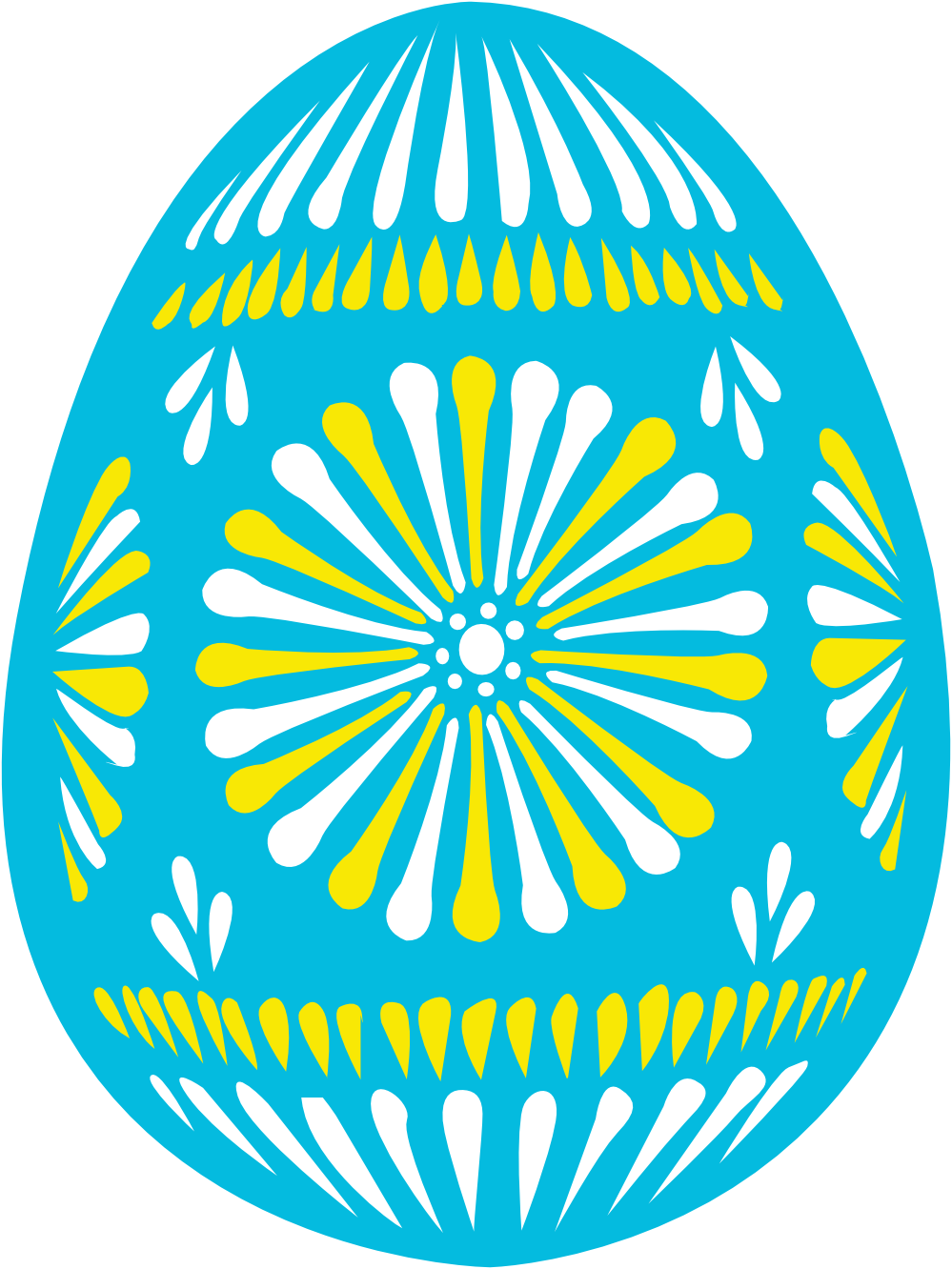 Clip Art: easter egg blue Easter scallywag March ...