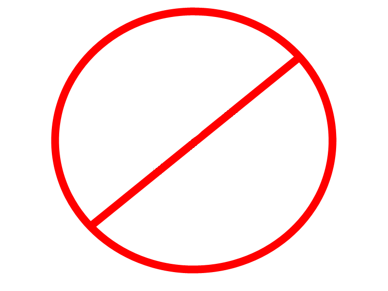 NO Sign.png - ClipArt Best