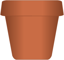 Flower pot clip art free