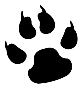 Dog paw print clip art free download