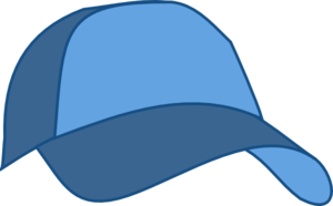Baseball hat hat baseball cap blue clip art at vector clip art ...