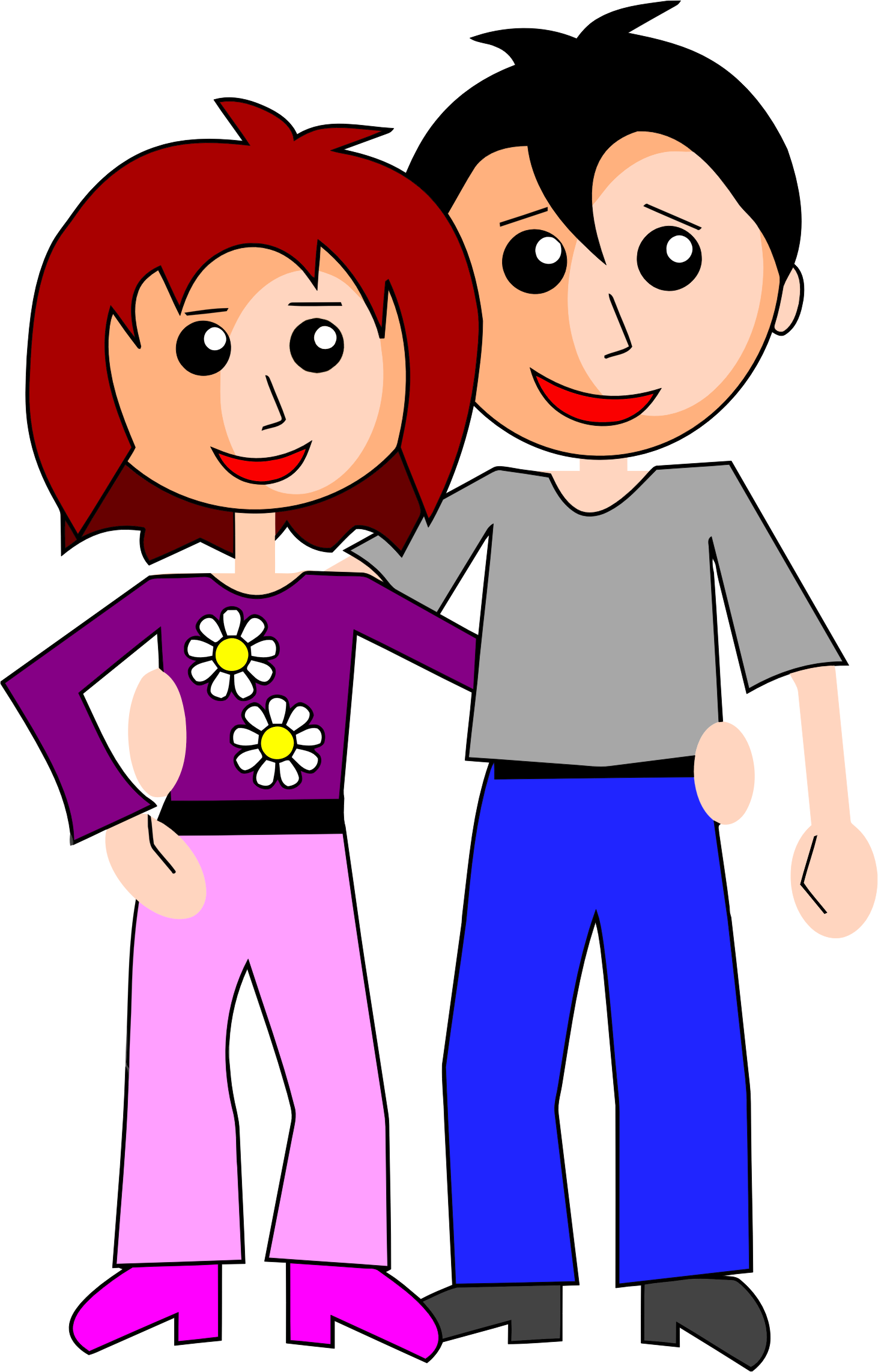 Clipart - Happy Cartoon Couple - ClipArt Best - ClipArt Best