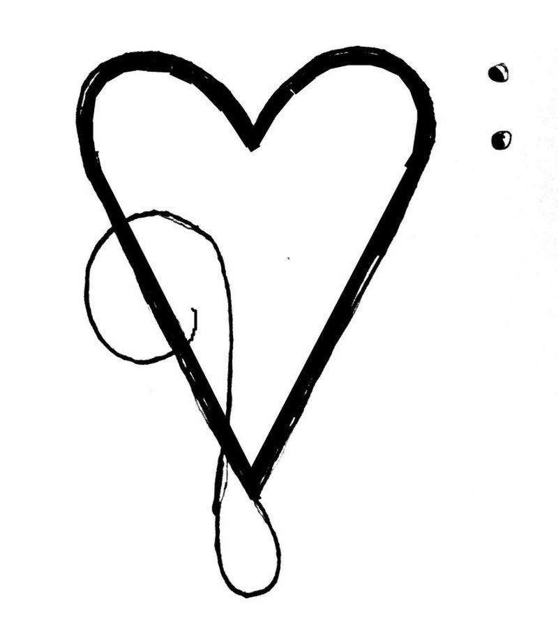 Heart With Music Notes Tattoos Designs | Tattoos Book