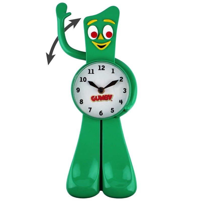 Gumby Animated Clock -