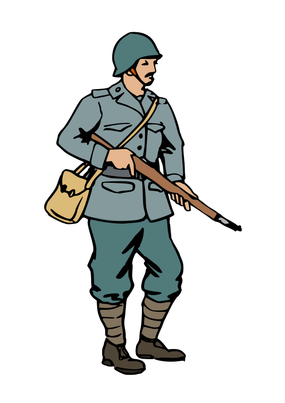 Anzac soldier clipart