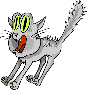 Scared Cartoon Cat Pictures - ClipArt Best