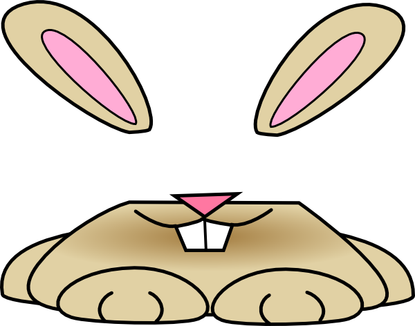 Easter bunny ears clipart