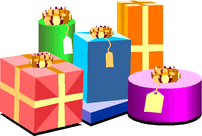 Free clipart christmas gift