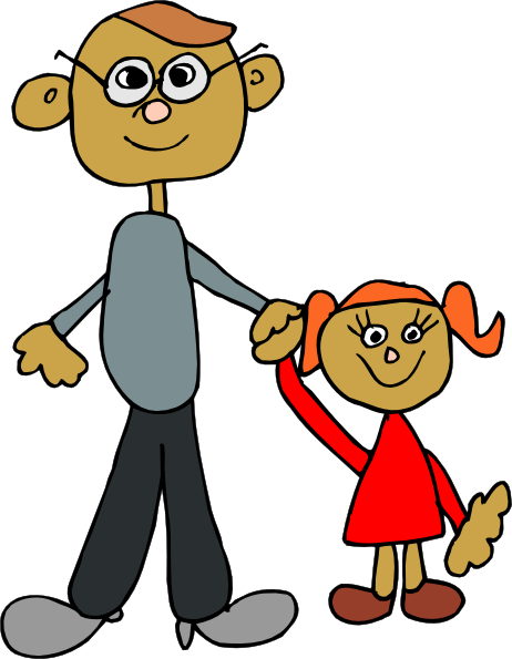 Dad And Daughter Clipart