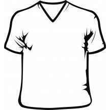 Plain White V Neck T Shirt - ClipArt Best