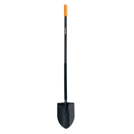 Fiskars Round Point Long Handled Shovel (96685935) - Shovels - Ace ...