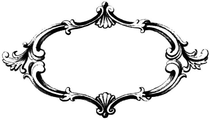 Oval frame clipart free