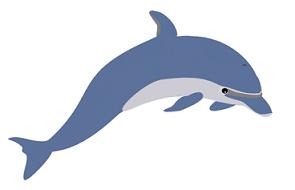 387 views Dolphin jumping clipart