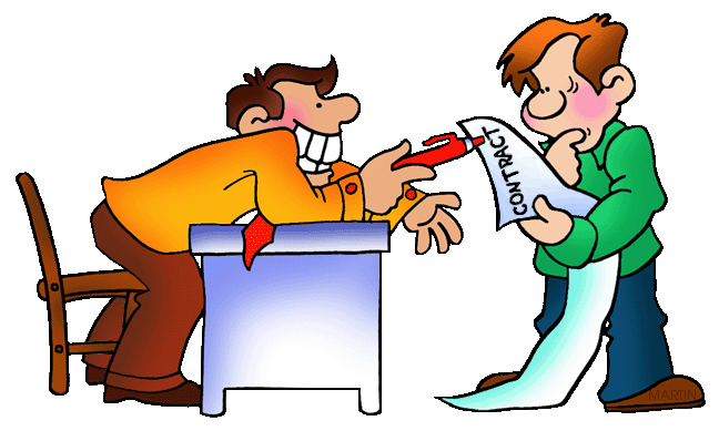 Clip Art Contract Agreement Clipart