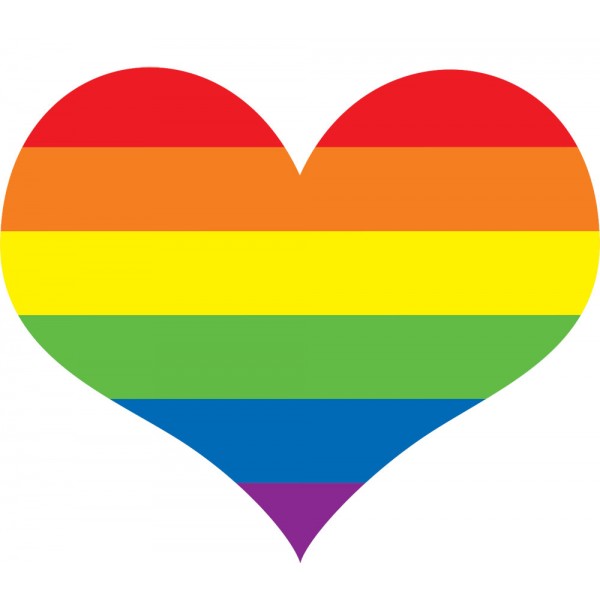 free rainbow heart clip art - photo #19