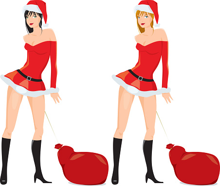 Erotic Christmas Clip Art, Vector Images & Illustrations