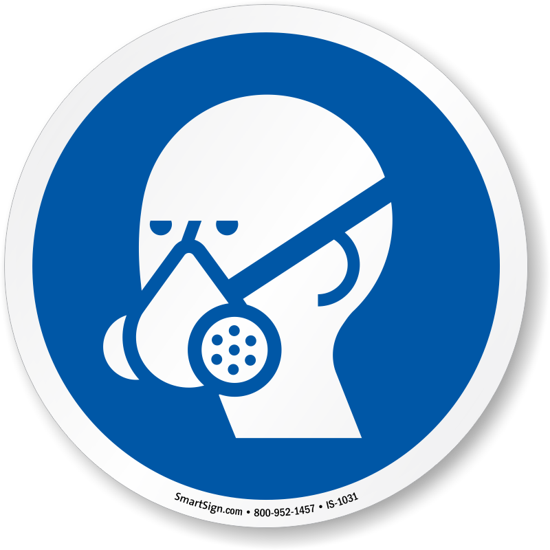 Respirator Signs | Respirators Required In This Area Signs