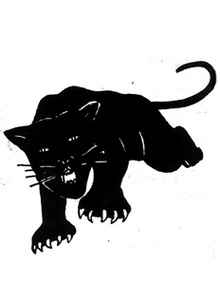 Black Panther Logo Clipart - Free to use Clip Art Resource