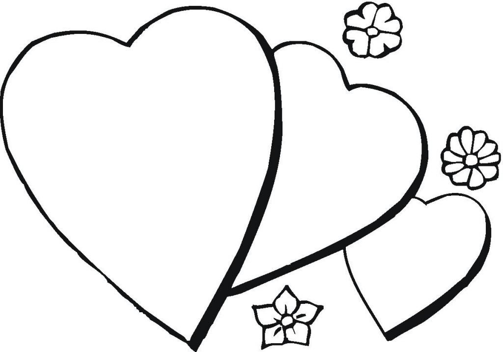 Coloring Pages Hearts And Flowers Hearts Flowers And Butterflies ...