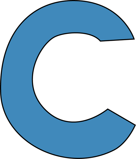 Letter c free clipart