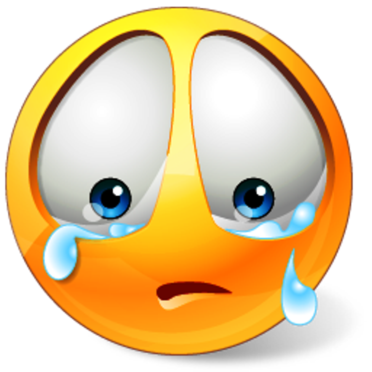 Sad Face With Tears Clipart