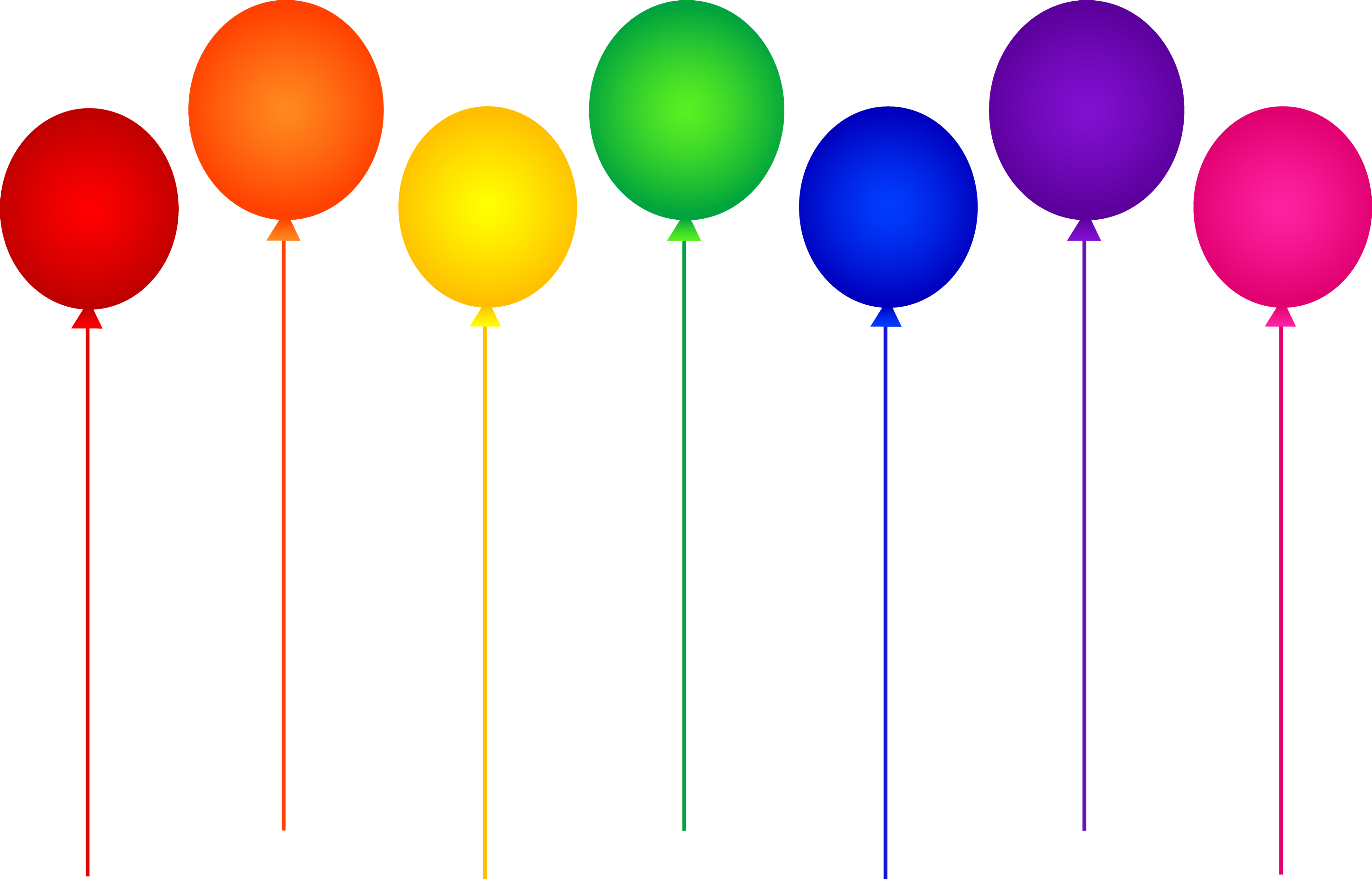 Party Balloons Clipart - Free to use Clip Art Resource