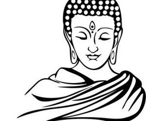 Gautama Buddha Drawing Images | Drawing Look