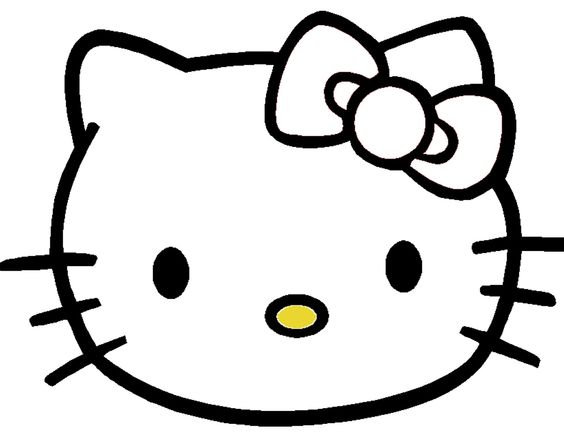 Hello Kitty Bow Svg Template - ClipArt Best