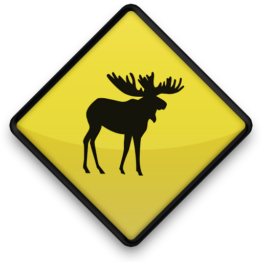 Moose Icon #016019 Â» Icons Etc