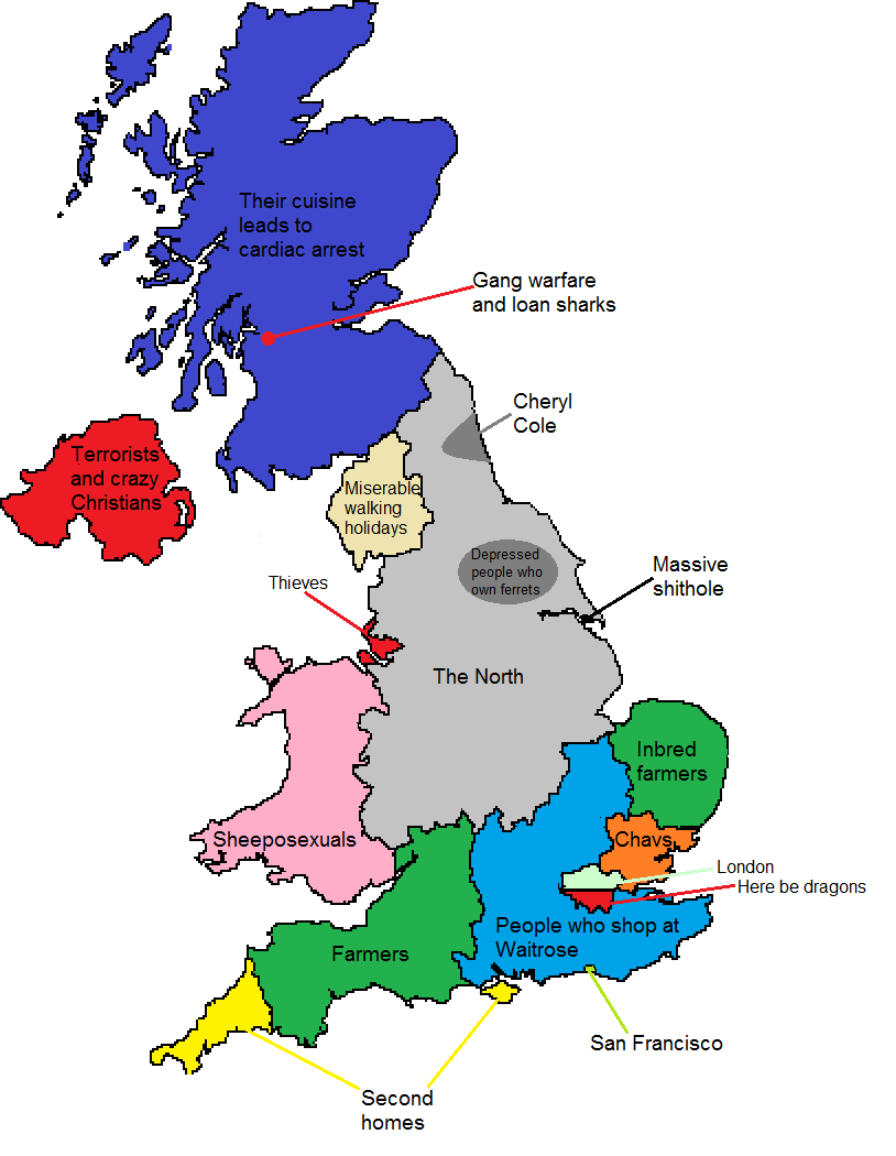 How North Londoners View The Rest Of The UK Or Why The Rest of The ...