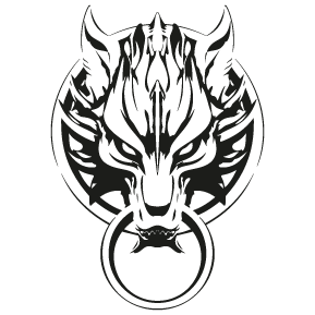 â?? Final Fantasy Advent Children Wolf Logo Vector Logo / Free Download