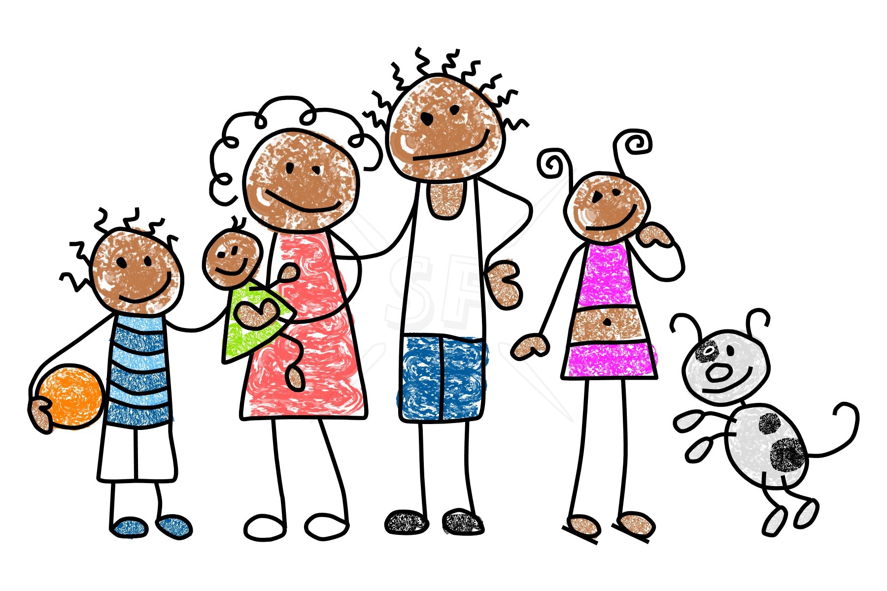 All About My Family Clipart