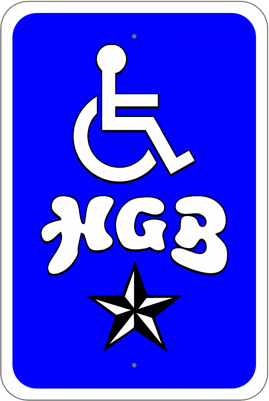 Journal of Sign Designs and Proofs » HGB with handicapped symbol ...