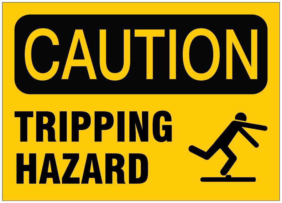 Safety Sign | CAUTION - Tripping Hazard