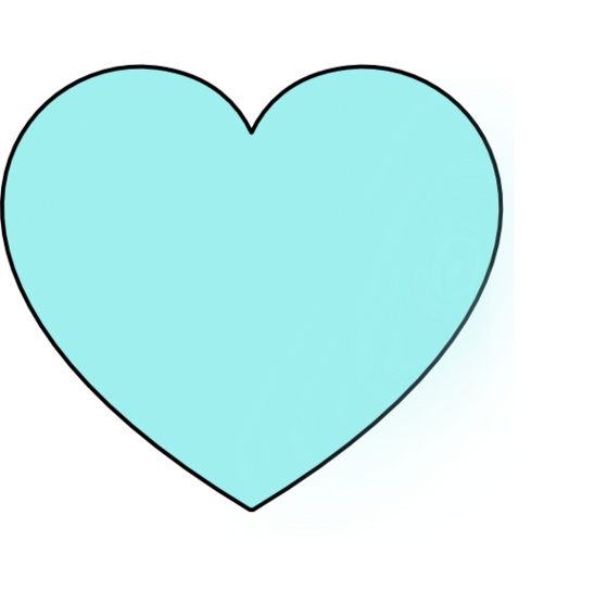 Light Blue Heart Clipart - Free to use Clip Art Resource