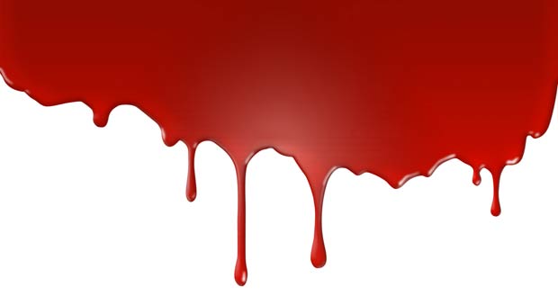 dripping blood clipart border - photo #27