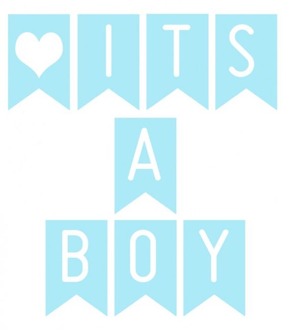 Its a boy, Boys and Printable banner