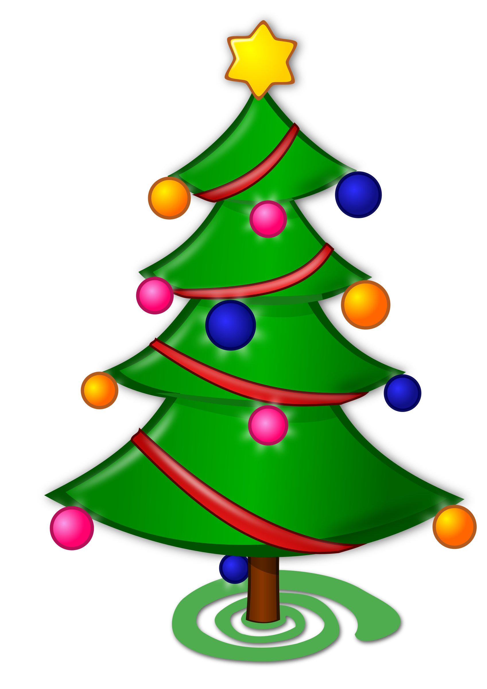 Clipart - Colored: Christmas Tree - ClipArt Best - ClipArt Best