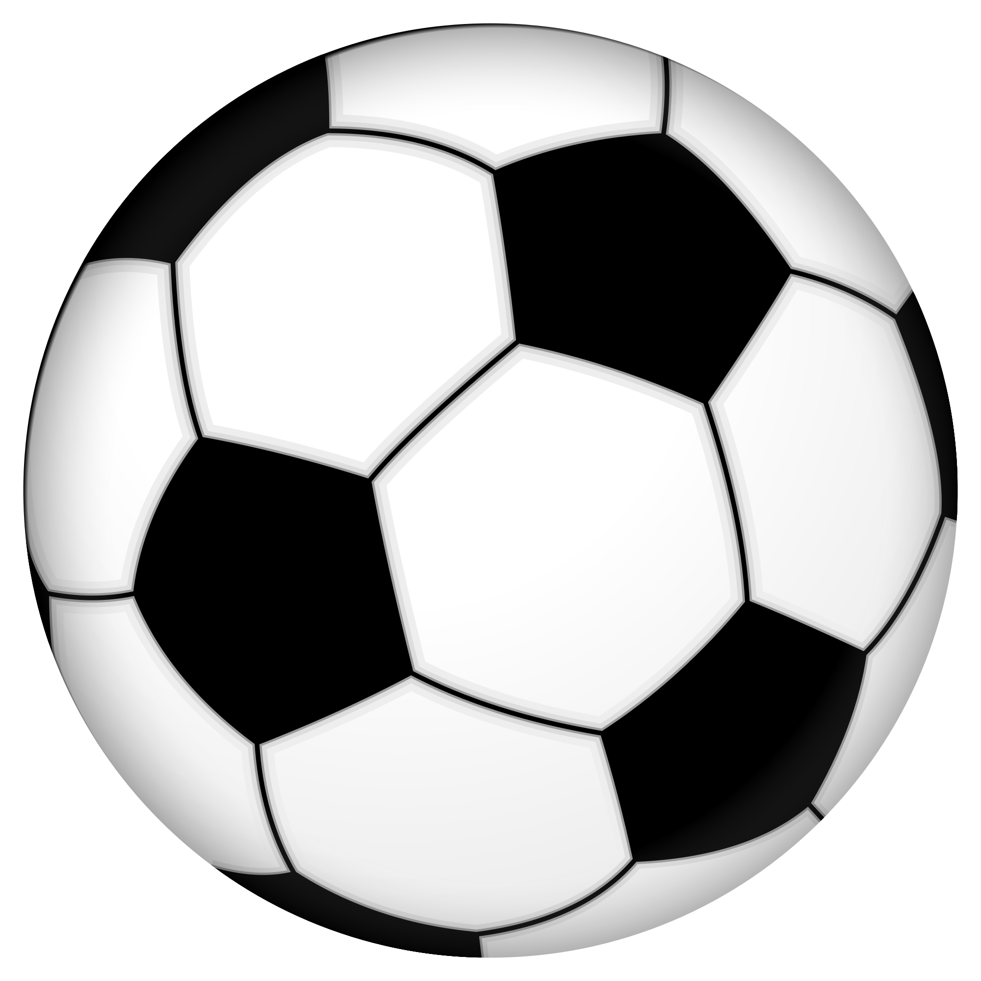 Soccer ball clipart background