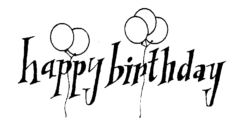 word clip art birthday - photo #33