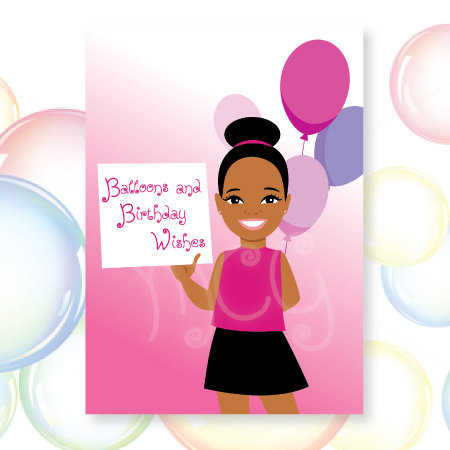 Balloons and Birthday Wishes Set of Happy by MissCongenialityGirl
