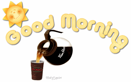 Animated "Good Morning" With Coffee Pouring gif by LadySandee ...