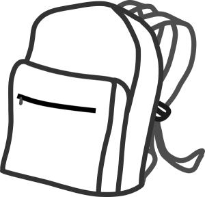 Clipart book bag