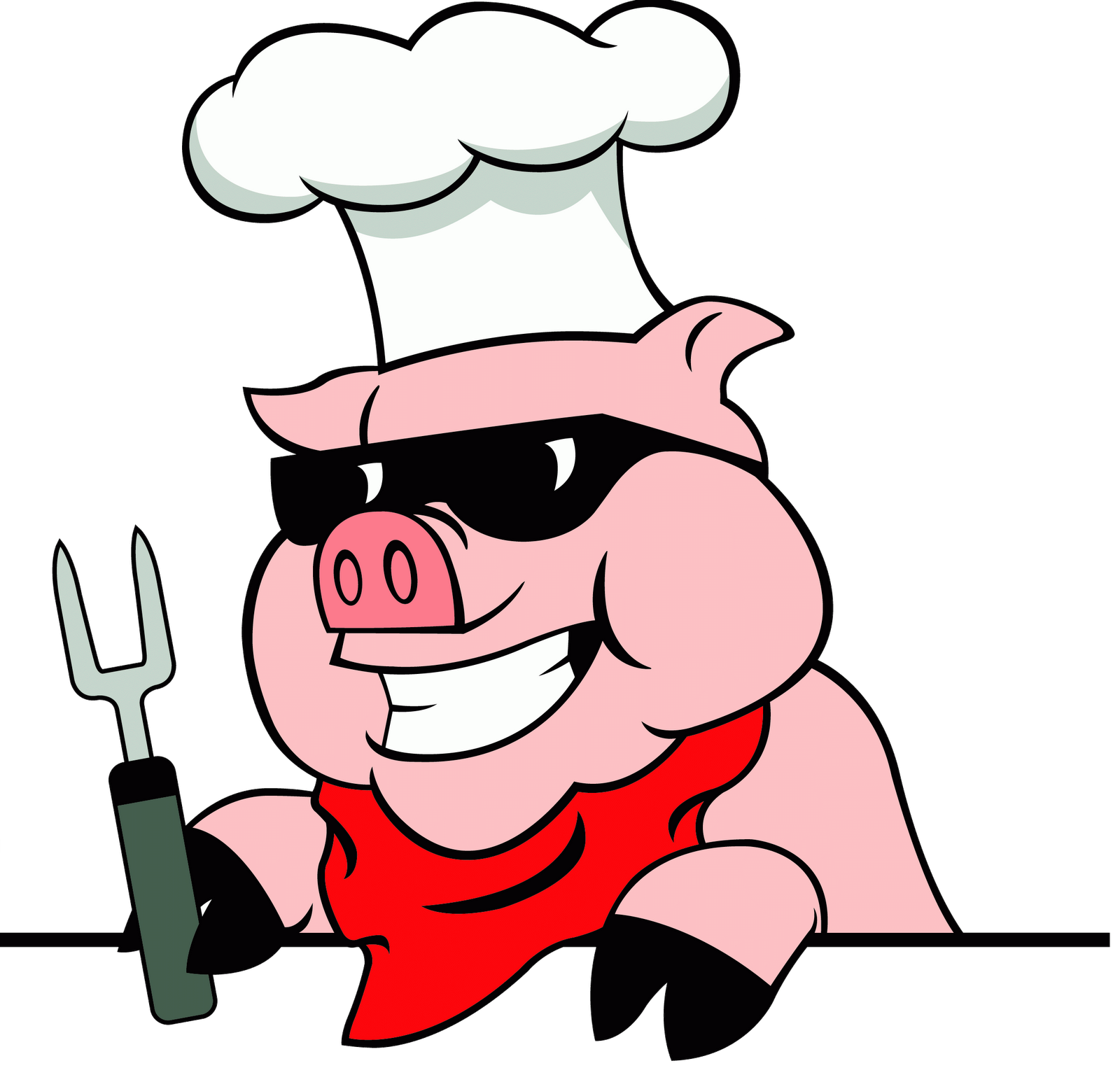 Best Photos of Western BBQ Clip Art - BBQ Pig Cartoon, Charcoal ...