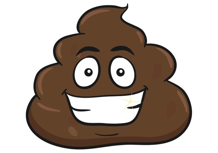 Smiling Pile Of Poo Emoji - Download Free Vector Art, Stock ...
