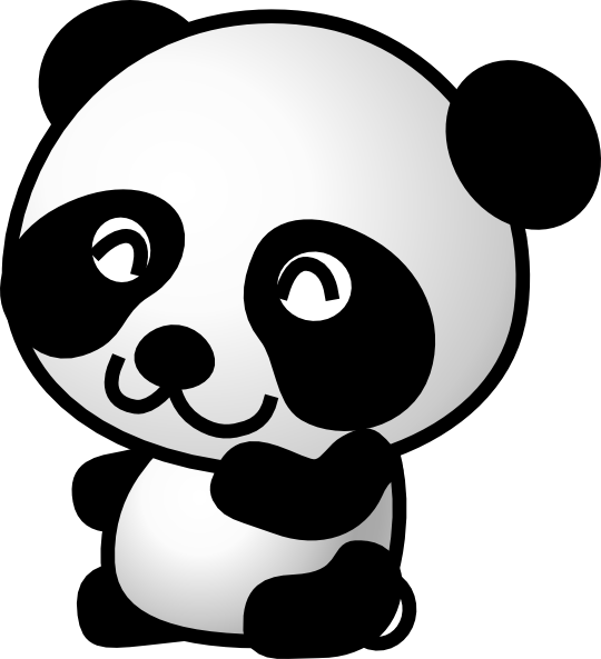 Panda 7 Clip Art - vector clip art online, royalty ...