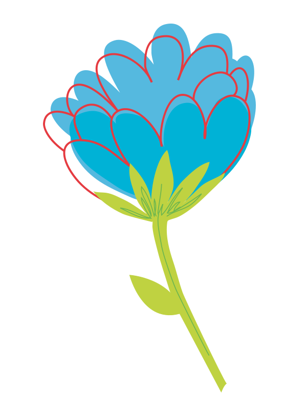 Single Flower Clip Art