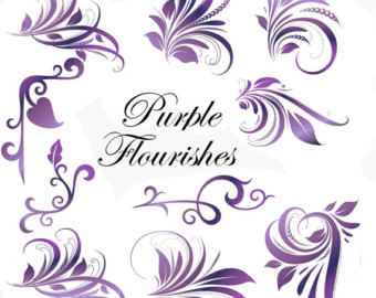 <b>purple</b> flourish