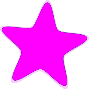 Pink Star clip art - vector clip art online, royalty free & public ...